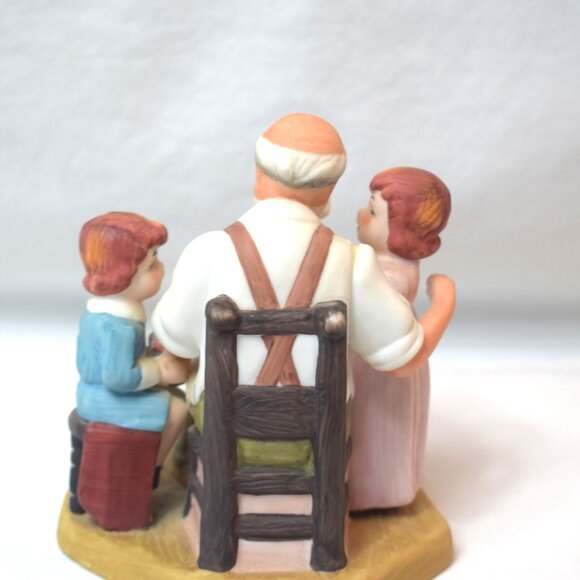 Vintage 1982 ICF Norman Rockwell The Toymaker Figurine Christmas Gift - Picture 3 of 6